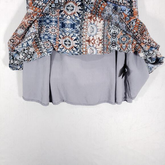 Lulus Dress Womens Extra Small Multicolor Southwestern Boho Keyhole Back Mini - Picture 4 of 15